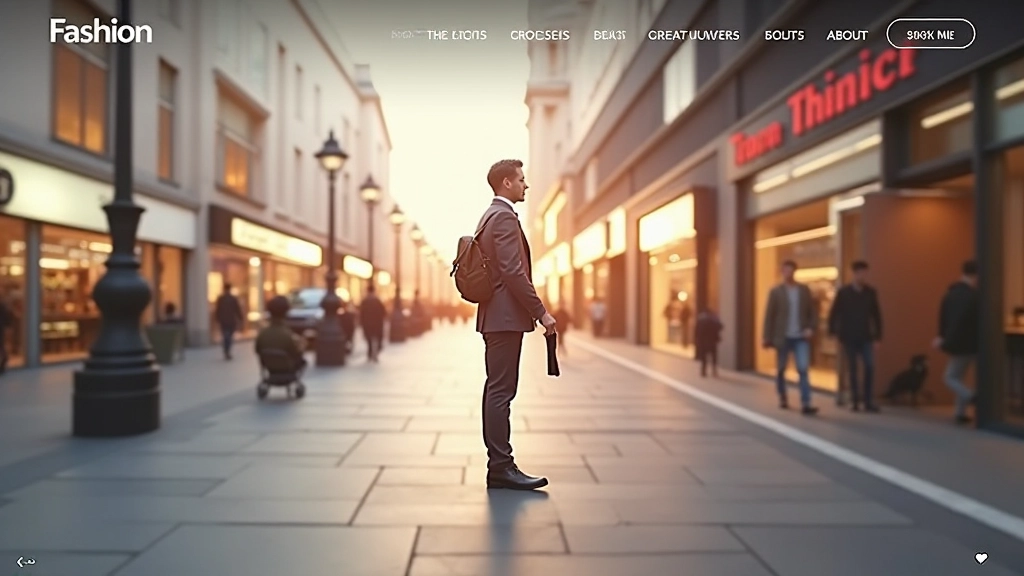 Marque de mode avec animations au défilement