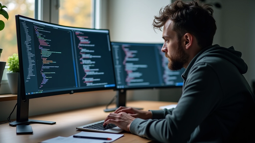 Designer travaillant sur les animations avec interface de conception sur écran, tablette graphique, studio de création